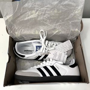 NIB Adidas Originals OG Sambas White Fits Womens US7 or 7.5